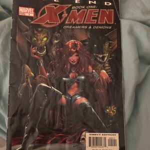 Marvel X-Men Comic with Red and Black Cover